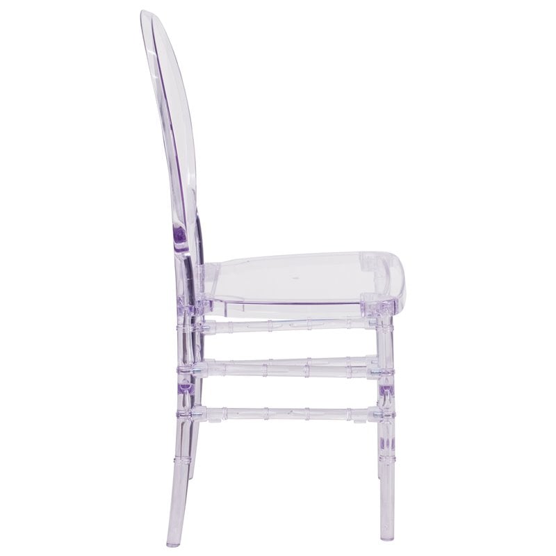 Flash Furniture Ice Florence Transparent Stacking Chair