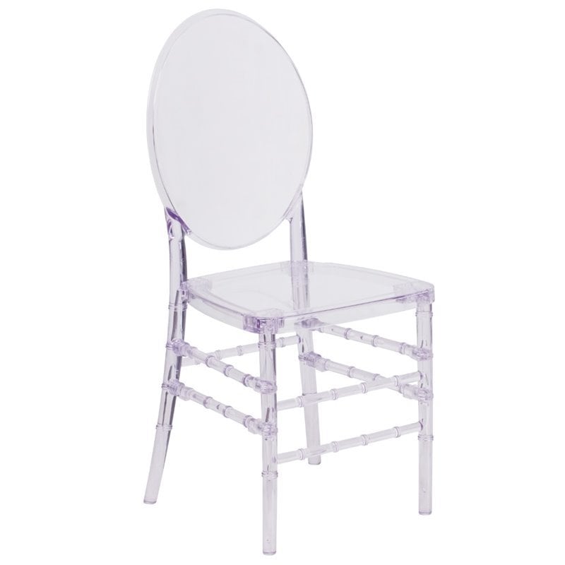 Flash Furniture Ice Florence Transparent Stacking Chair
