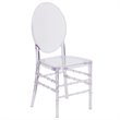Flash Furniture Ice Florence Transparent Stacking Chair