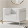 Flash Furniture Hercules Imagination Leather Tufted Reception Arm Chair in White