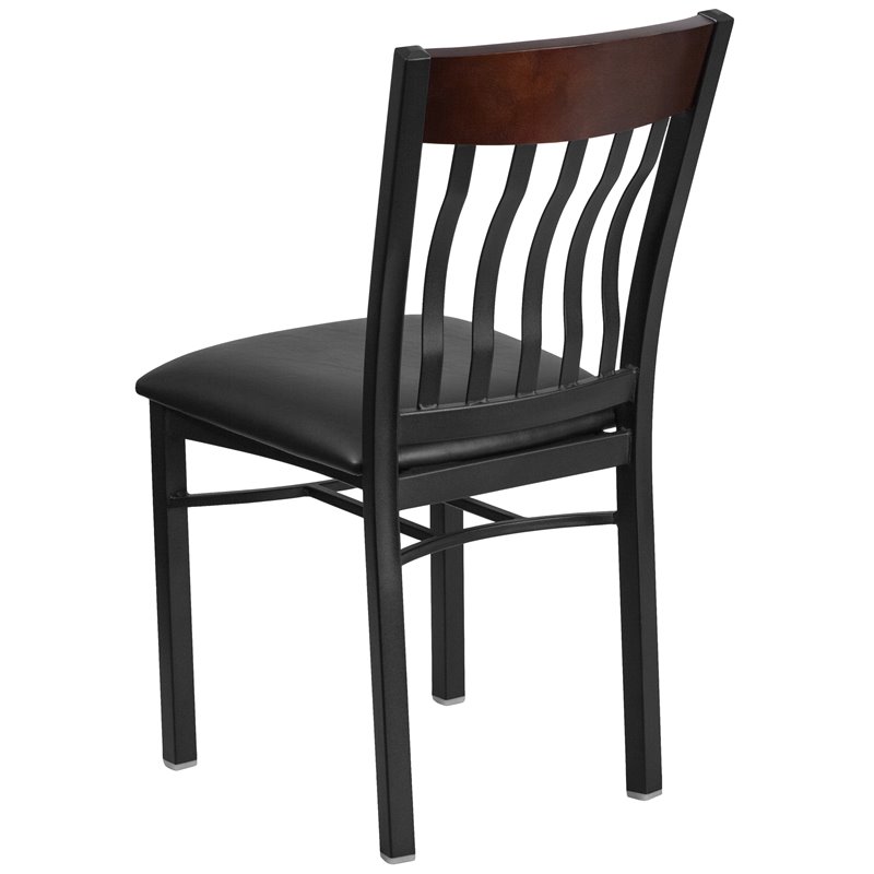 Flash Furniture Wooden Dining Chair in Black
