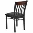 Flash Furniture Wooden Dining Chair in Black