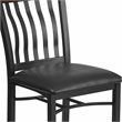 Flash Furniture Wooden Dining Chair in Black