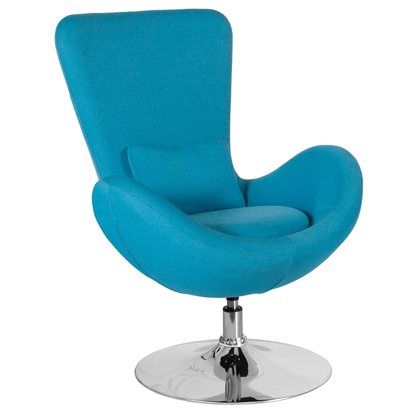 Flash Furniture Egg Chair in Blue