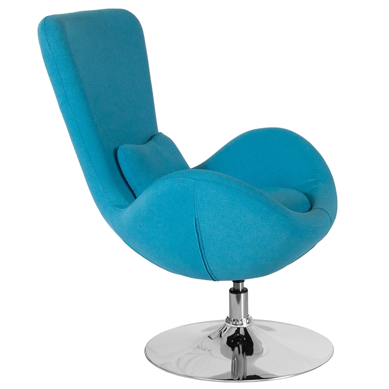 Flash Furniture Egg Chair in Blue