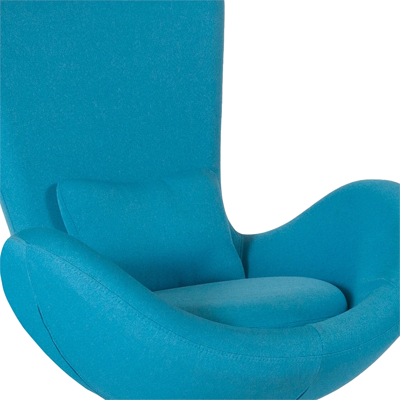 Flash Furniture Egg Chair in Blue