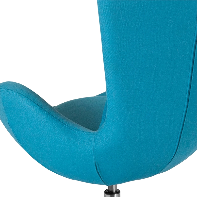 Flash Furniture Egg Chair in Blue