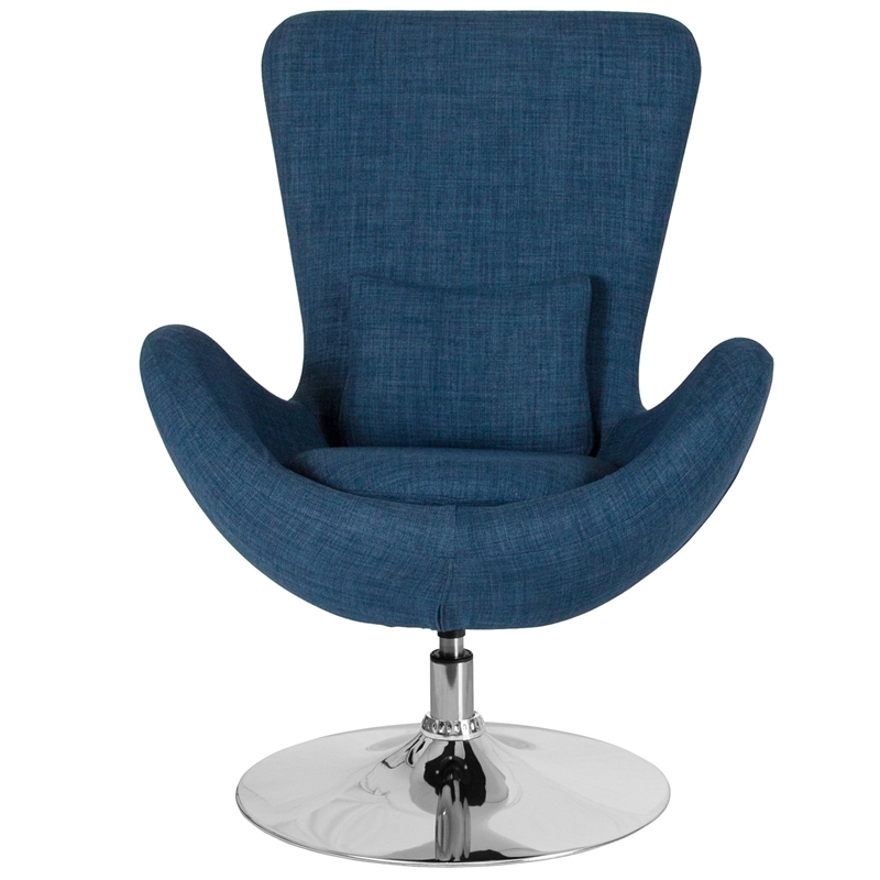 Flash Furniture Egg Chair in Blue