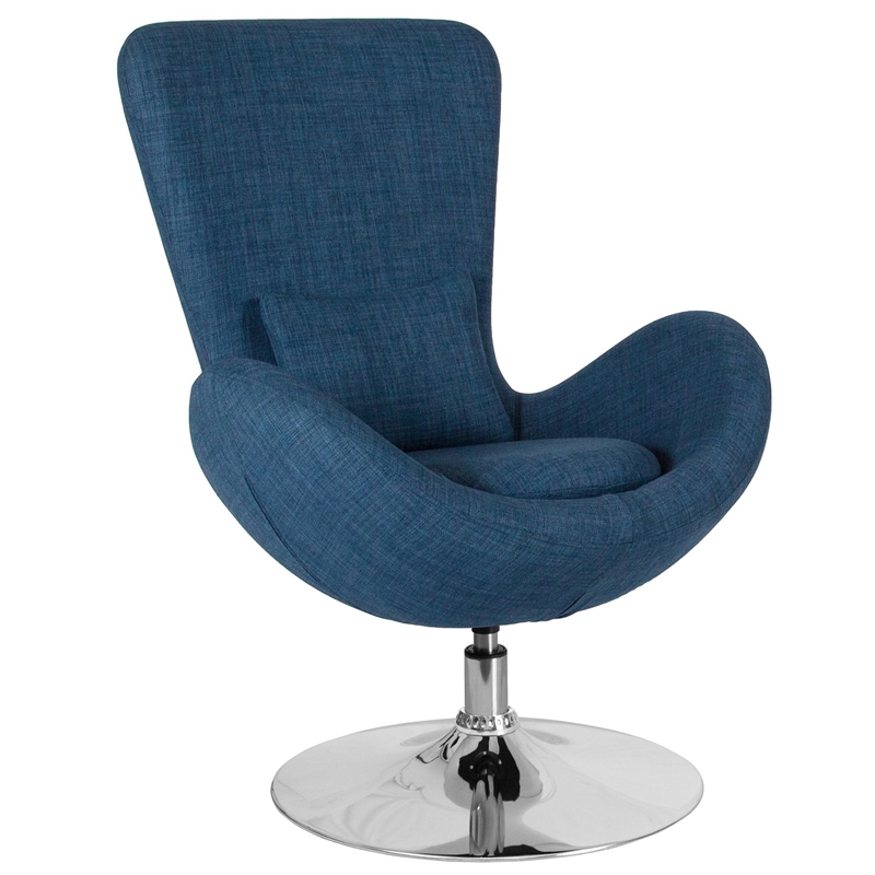 Flash Furniture Egg Chair in Blue