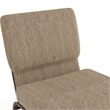 Flash Furniture Hercules Fabric Church Chair in Beige and Coppervein