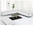 Flash Furniture Imagination 12 Pieces Leather Reception Sofa Set in White