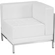 Flash Furniture Imagination 12 Pieces Leather Reception Sofa Set in White