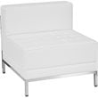 Flash Furniture Imagination 12 Pieces Leather Reception Sofa Set in White