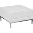 Flash Furniture Imagination 12 Pieces Leather Reception Sofa Set in White