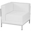 Flash Furniture Imagination 12-Piece Leather Reception Sofa Set in White