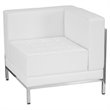 Flash Furniture Imagination 12-Piece Leather Reception Sofa Set in White