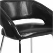 Flash Furniture Fusion Leather Chair in Black