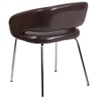 Flash Furniture Fusion Leather Chair in Brown