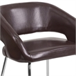 Flash Furniture Fusion Leather Chair in Brown