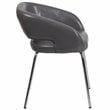Flash Furniture Fusion Leather Chair in Gray