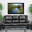 Flash Furniture Harmony Leathersoft Upholstered Reclining Sofa in Black