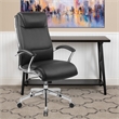 Flash Furniture Leather Office Chair in Black