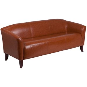 flash furniture hercules imperial leather reception sofa