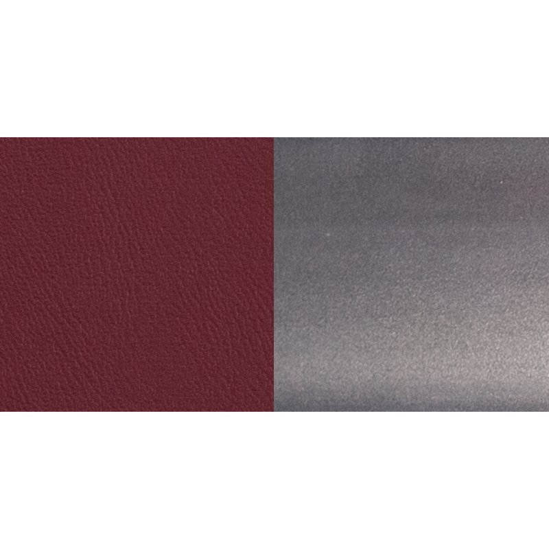 Flash Furniture X Back Metal Barstool - Burgundy Vinyl Seat