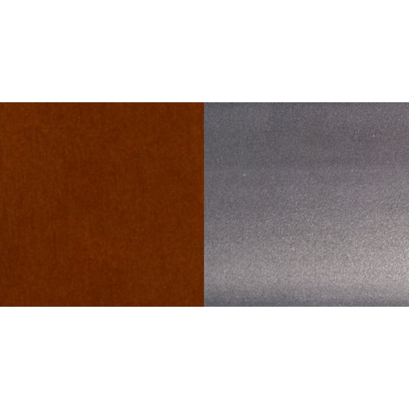 Flash Furniture X Back Metal Chair - Cherry Wood Seat