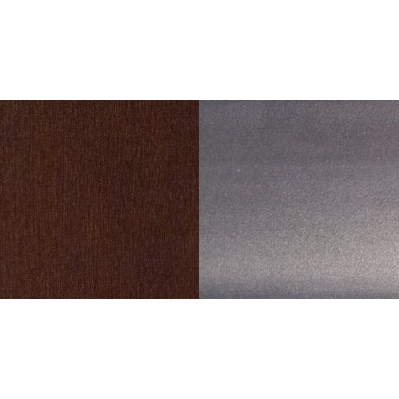 Flash Furniture X Back Metal Chair - Walnut Wood Seat