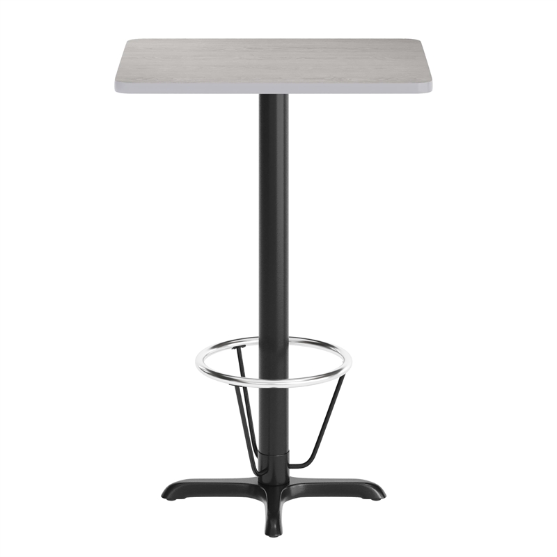 Flash Furniture 24X30 Laminate Table-X-Base In Black