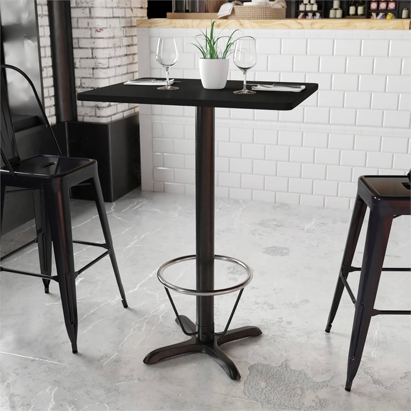 Flash Furniture 24X30 Laminate Table-X-Base In Natural