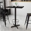 Flash Furniture 24X30 Laminate Table-X-Base In Natural