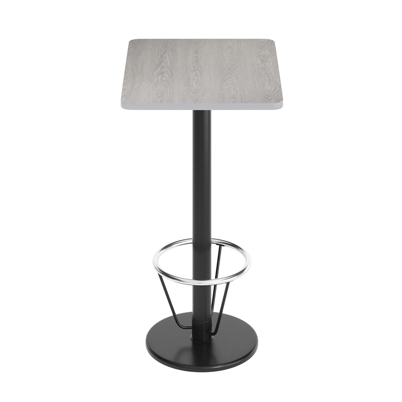 Flash Furniture 24X30 Laminate Table-Rd Base In Black