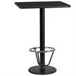 Flash Furniture 24X30 Laminate Table-Rd Base In Natural