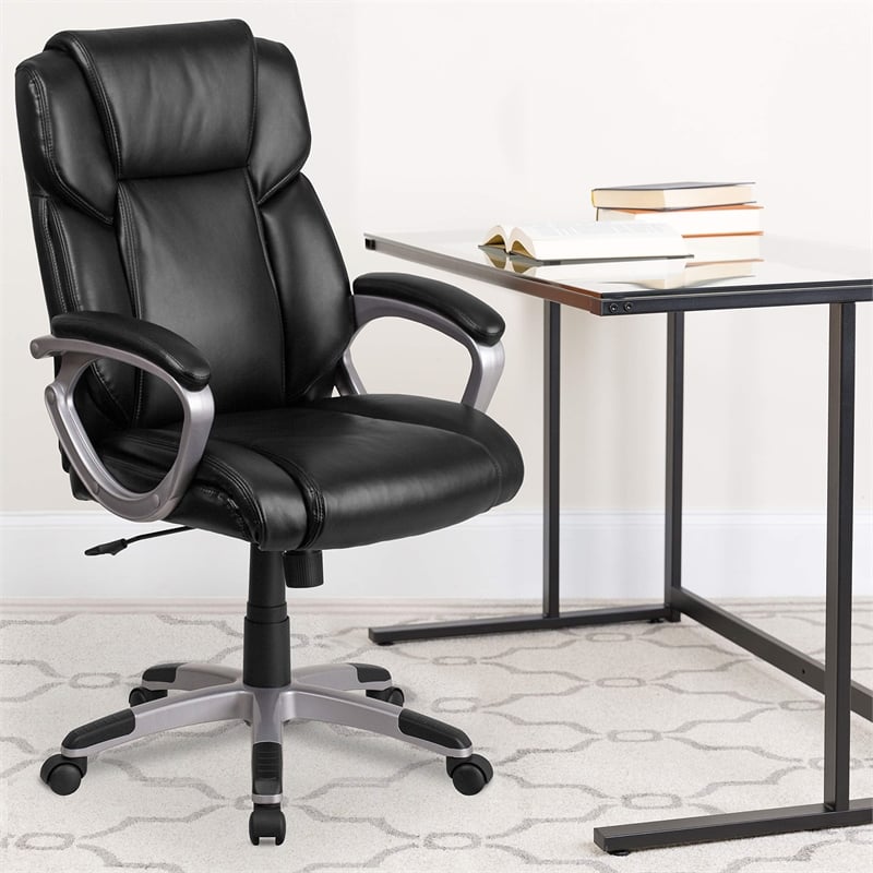Flash Furniture Mid-Back Executive Chair in Black