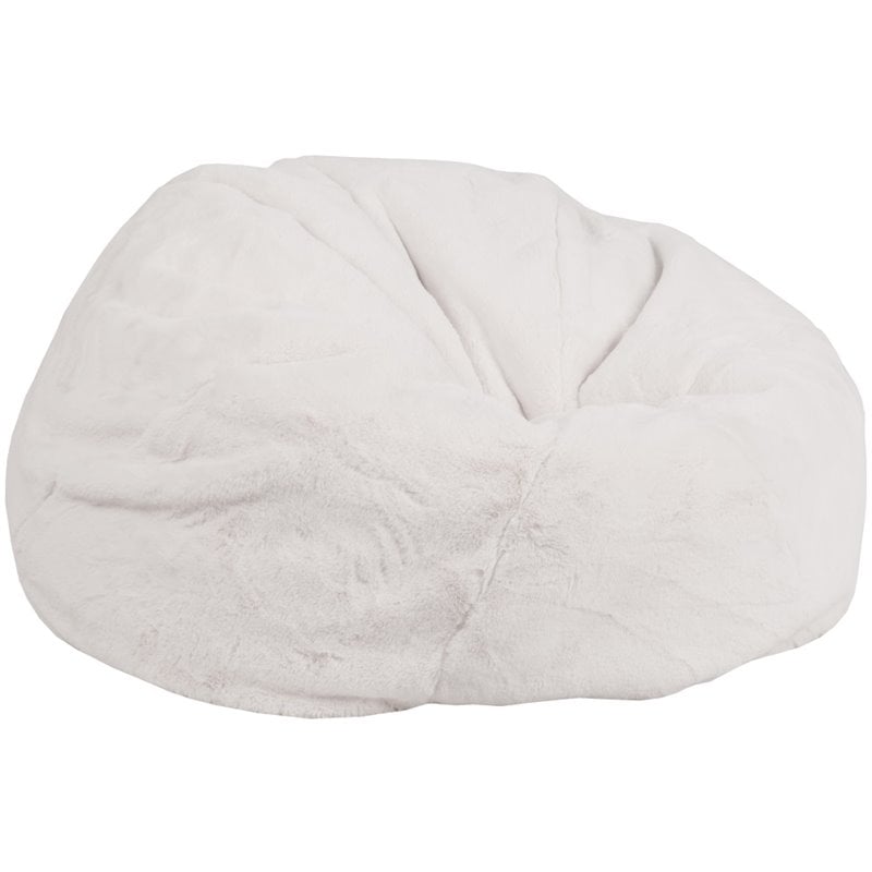 white company bean bag