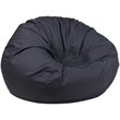 Flash Furniture Oversized Bean Bag Chair in Gray