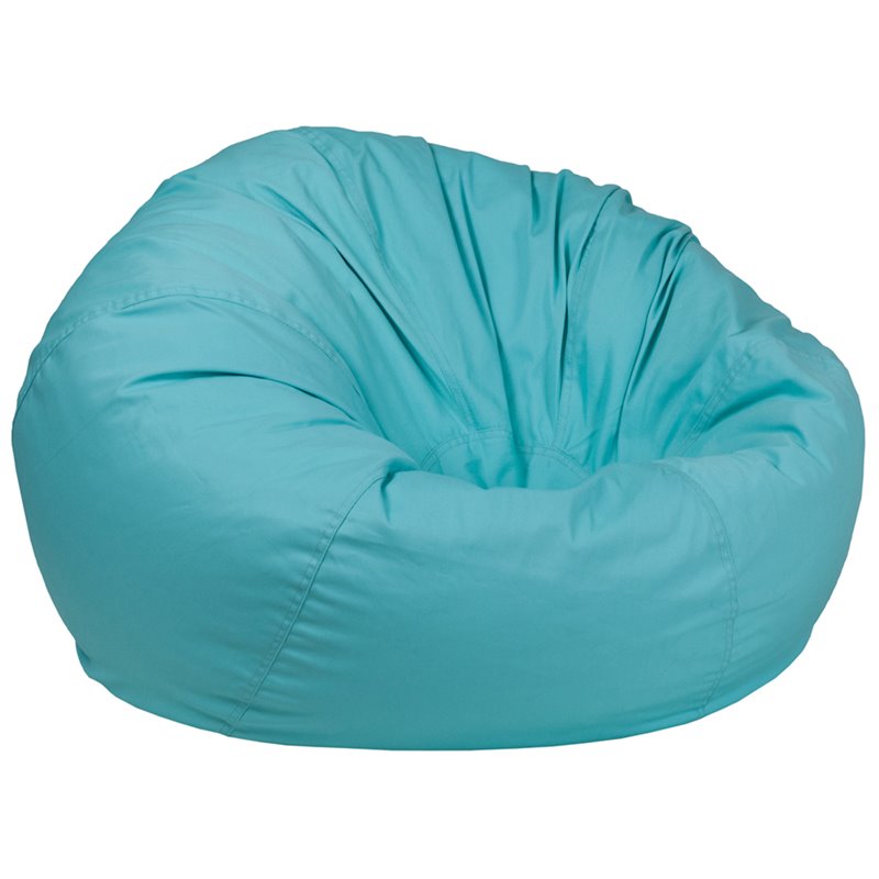 Flash Furniture Oversized Bean Bag Chair in Mint Green