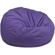 Flash Furniture Oversized Bean Bag Chair in Purple