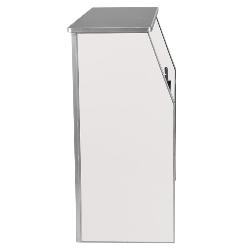 Flash Furniture 4' Laminate Foldable Bar In White