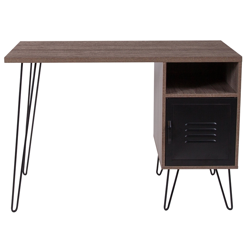 Flash Furniture Woodridge Writing Desk in Rustic