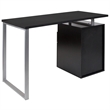 Flash Furniture Harwood Writing Desk in Dark Ash