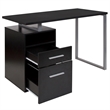 Flash Furniture Harwood Writing Desk in Dark Ash