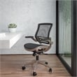 Flash Furniture Mid Back Swivel Office Chair in Black
