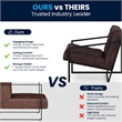 Flash Furniture Hercules Madison Leather Tufted Accent Chair