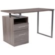 Flash Furniture Harwood Wooden Writing Desk in Light Ash