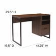 Flash Furniture Computer Desk in Rustic