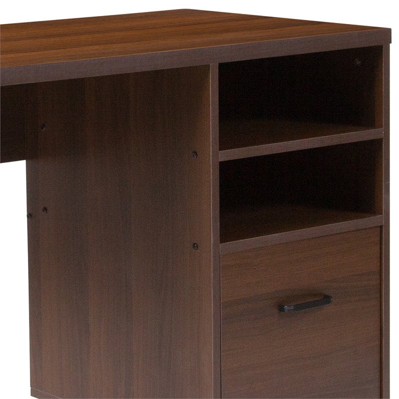 Flash Furniture Computer Desk in Rustic