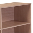 Flash Furniture Dudley 4 Cubby Wood Bookcase in Oak